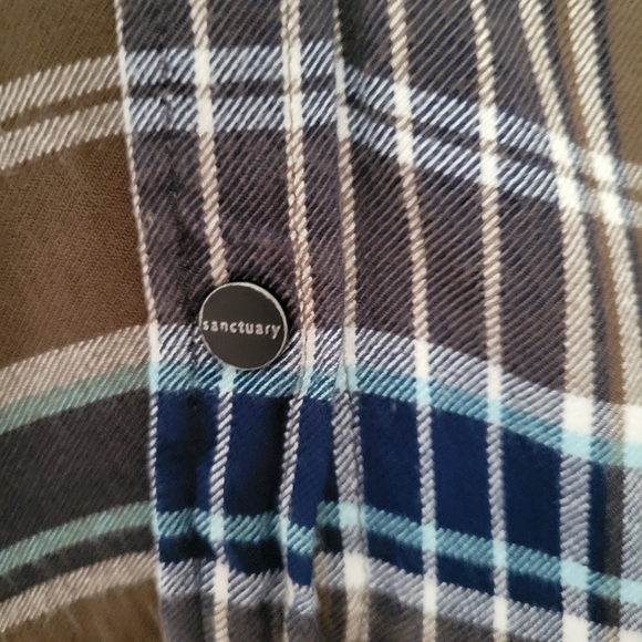 Sanctuary Plaid Shirt - Picture 10 of 11